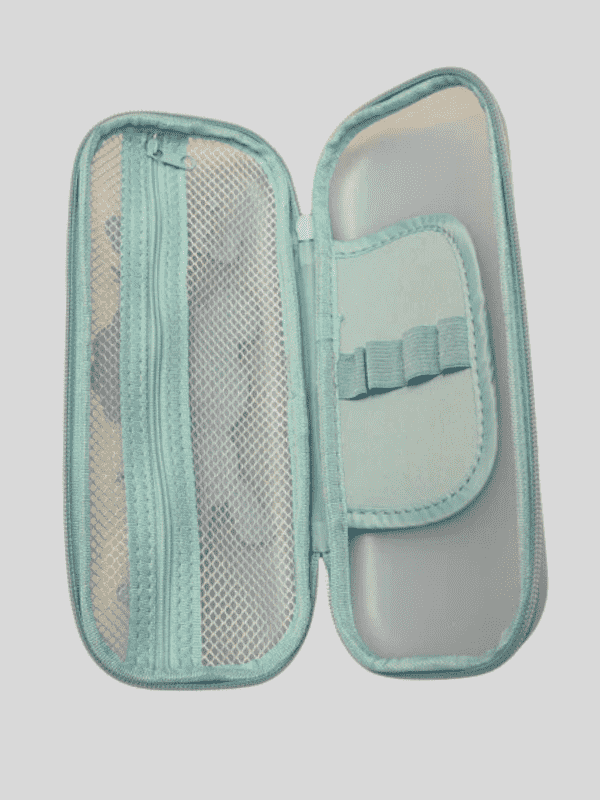 RS Pouch SINGLE ZIP Free Size - L.Blue