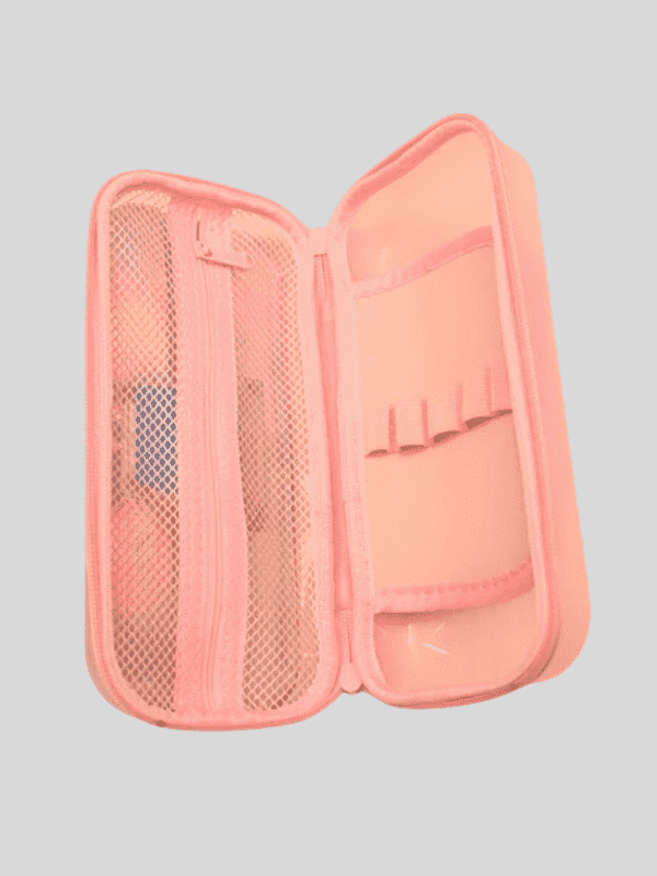 RS Pouch SINGLE ZIP Free Size - Pink.