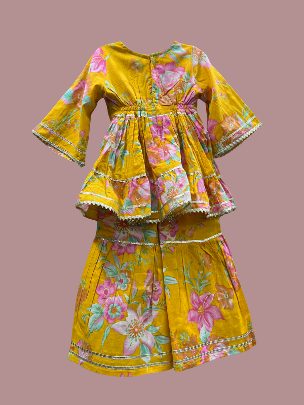 Yellow- Sharara Sets