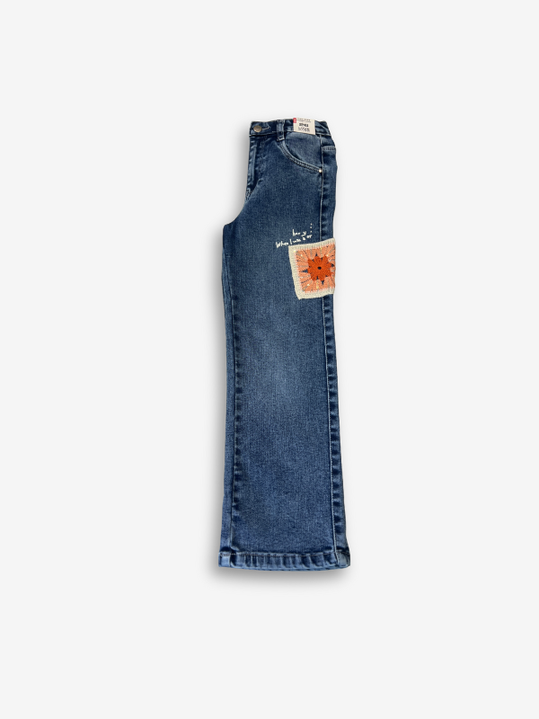 Boys' Classic Dark Blue Slim-Fit Jeans