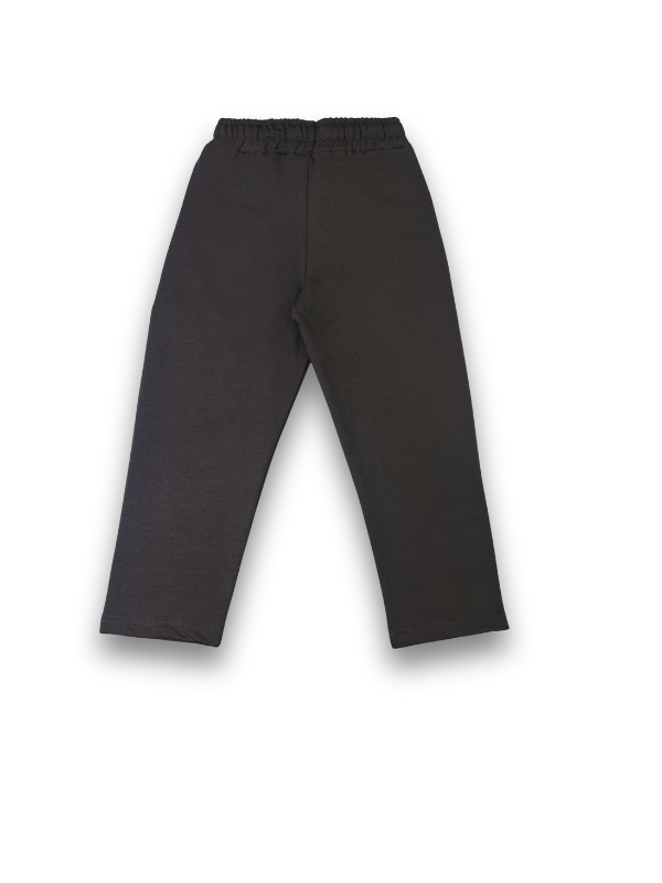 Boys' Brown Graphic Jogger Pants