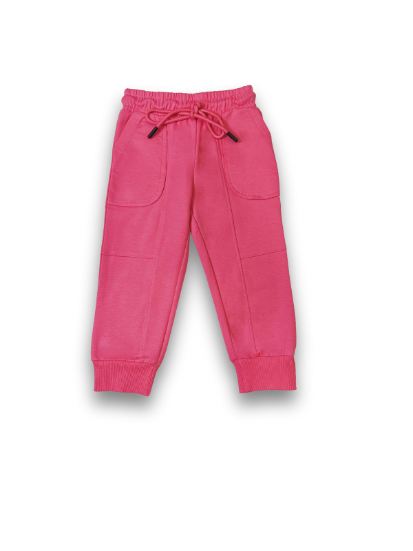 Girls' Rani Pink Fleece Joggers