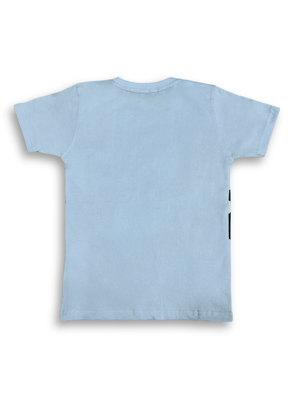 Boys' Light Blue Mickey Mouse Sketch Graphic T-Shirt.