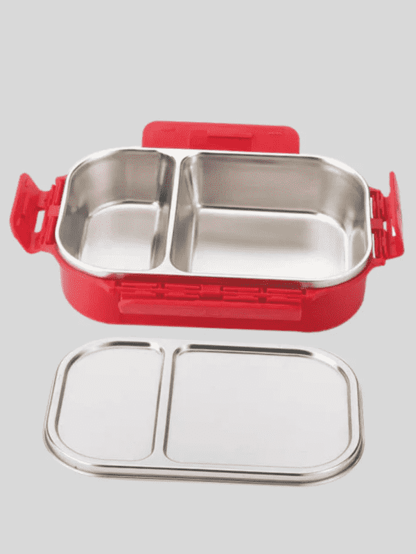 Signora Ware Lunch Box Steel 3567 750 Ml Red For Unisex