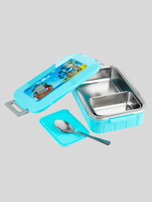 Dubblin Lunch Box Steel Jerry 850 Ml Blue For Unisex.