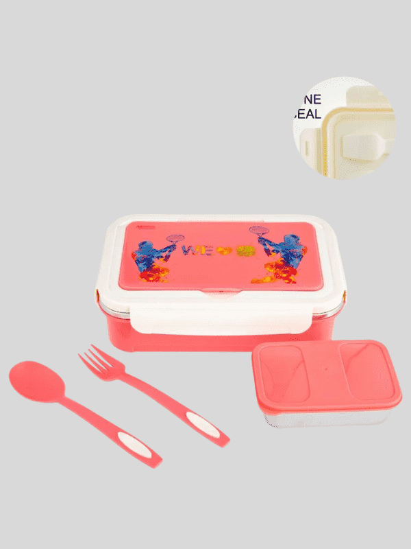 Dubblin Lunch Box Steel Tom 850 Ml Pink For Unisex.