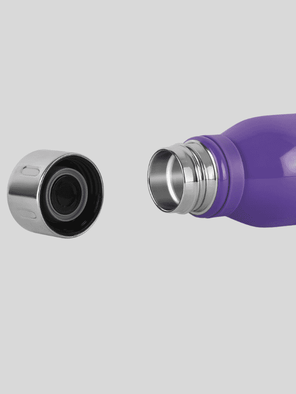 Cello Water Bottle Bentely Steel 800 Ml Purple For Unisex