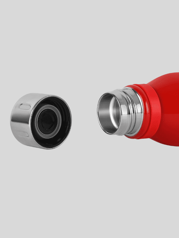 Cello Water Bottle Bentely Steel 800 Ml Red For Unisex.