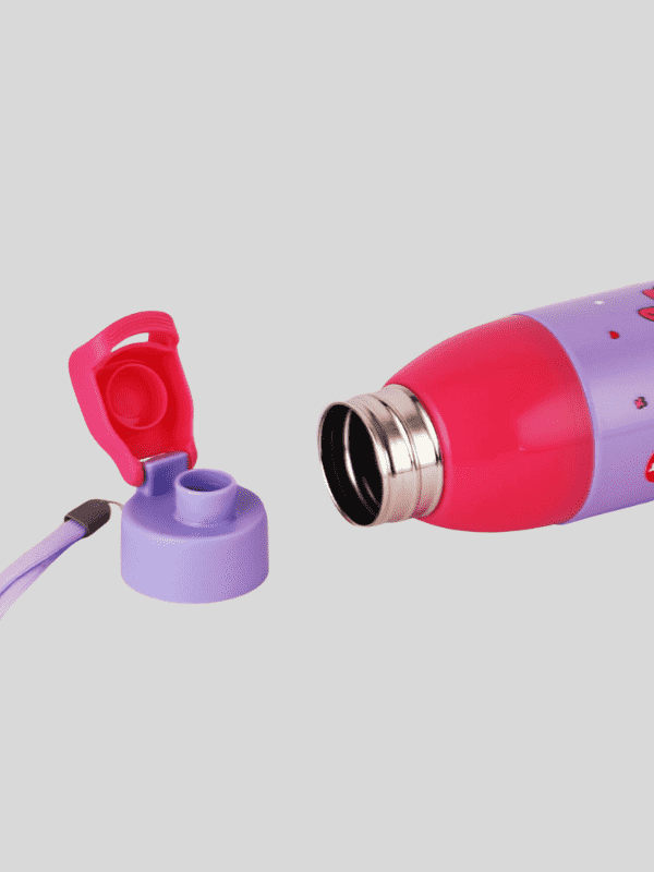 Cello Water Bottle Kidzbee Uranus Steel 600 Ml Purple For Unisex