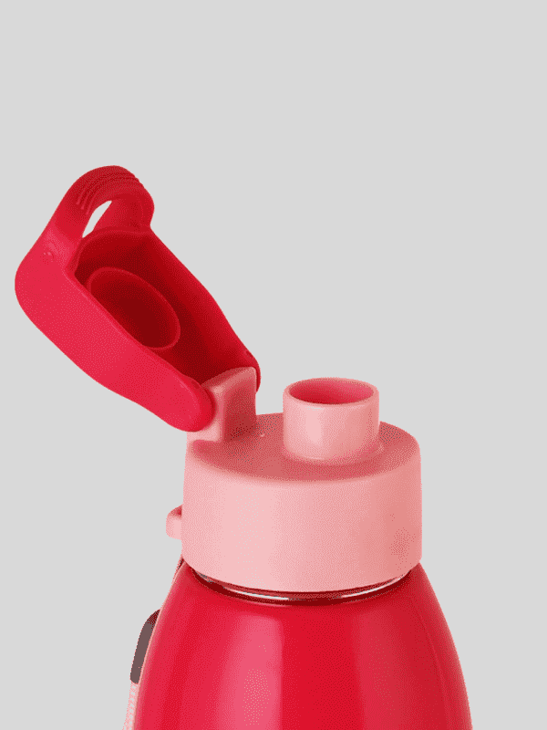 Cello Water Bottle Kidzbee Uranus Steel 600 Ml Peach For Unisex.