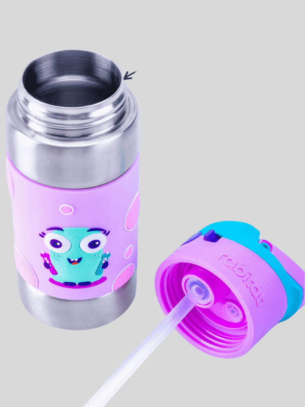 Rabitat Water Bottle Cleanlock Steel 550 Ml Pink For Unisex