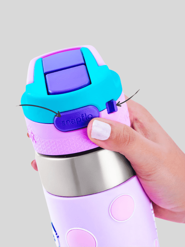 Rabitat Water Bottle Cleanlock Steel 550 Ml Pink For Unisex