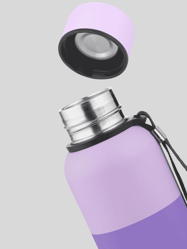 Cello Water Bottle Neo Kent Steel 900 Ml Purple For Unisex.