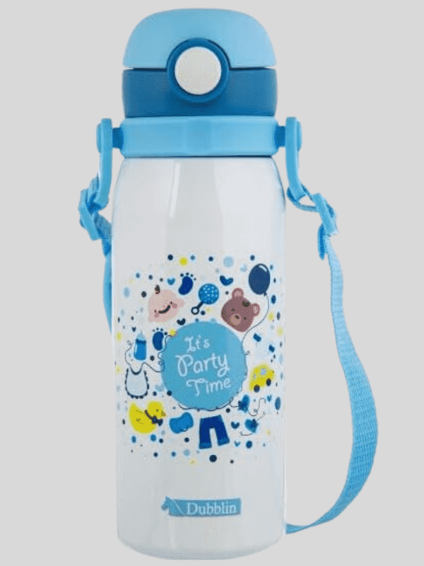 Dubblin Water Bottle Steel Donut Steel300 Ml Blue For Unisex.