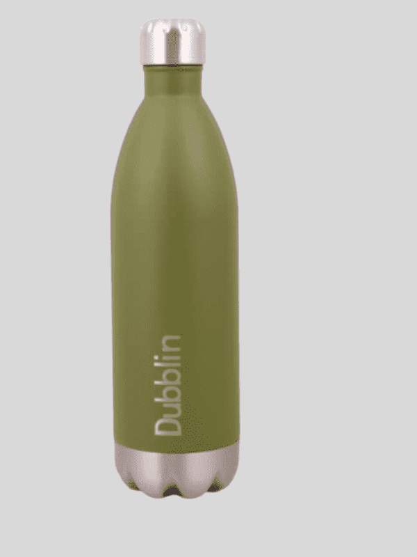 Dubblin Water Bottle Cip Cola Steel 750 Ml Green For Unisex