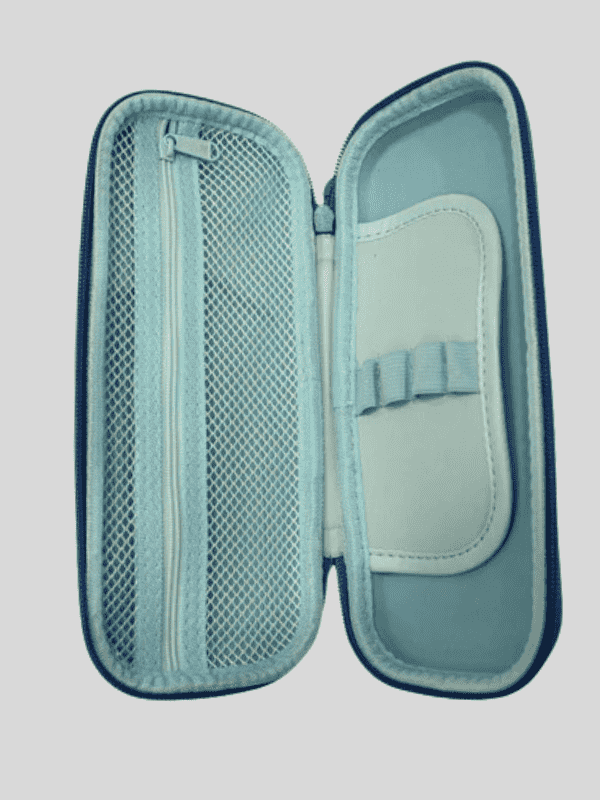 RS Pouch SINGLE ZIP Free Size - Blue.