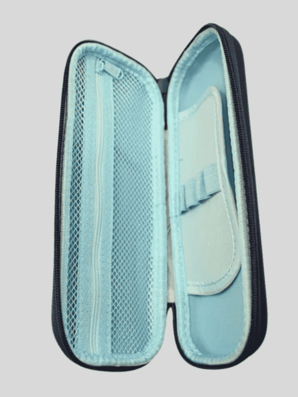 RS Pouch SINGLE ZIP Free Size - Navy Blue.