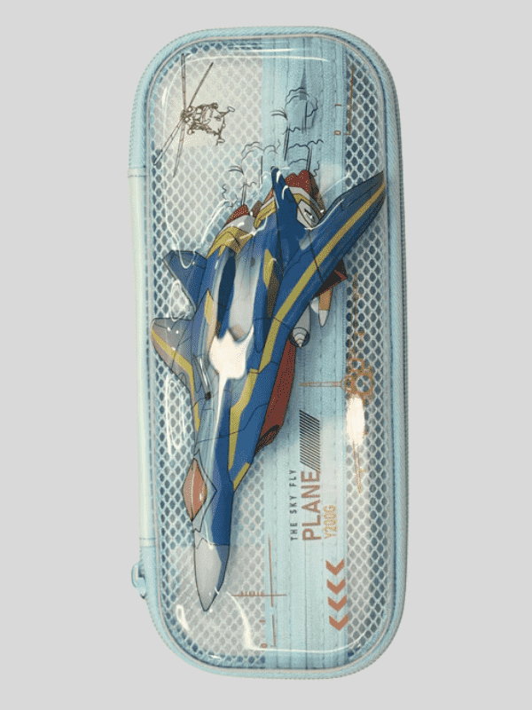 RS Pouch SINGLE ZIP Free Size - Blue.