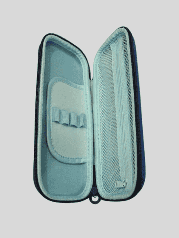 RS Pouch SINGLE ZIP Free Size - Navy Blue.