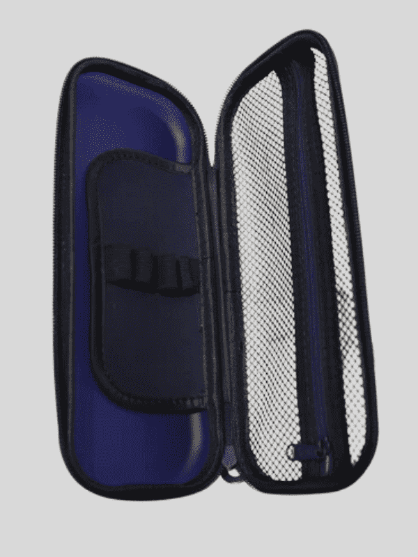 RS Pouch SINGLE ZIP Free Size - Navy Blue.