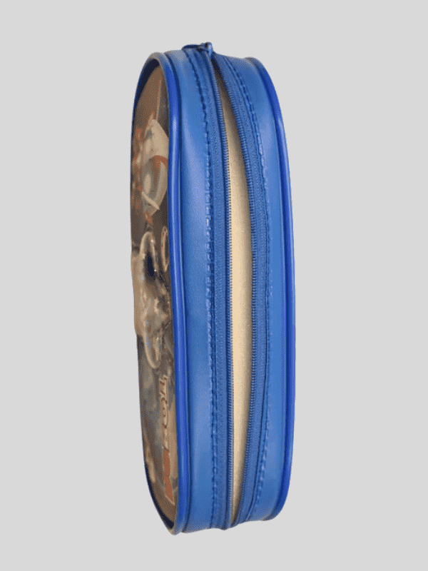 RS Pouch SINGLE ZIP Free Size - Blue.