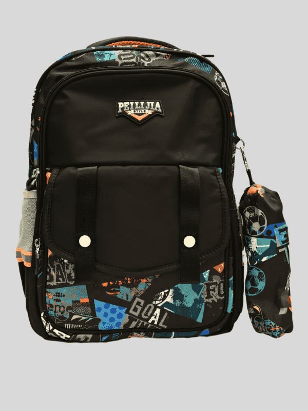 BT School Bag Back Pack For UNISEX - Grey.