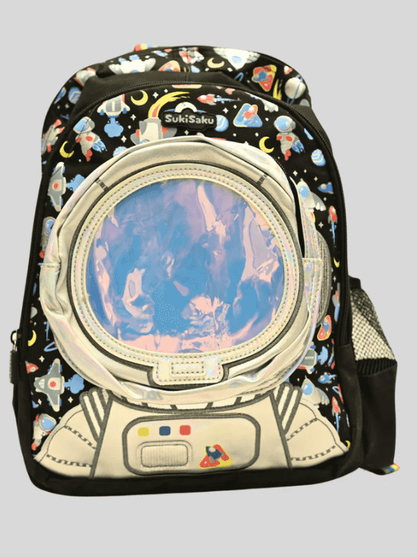 BT School Bag Back Pack For UNISEX - Silver.