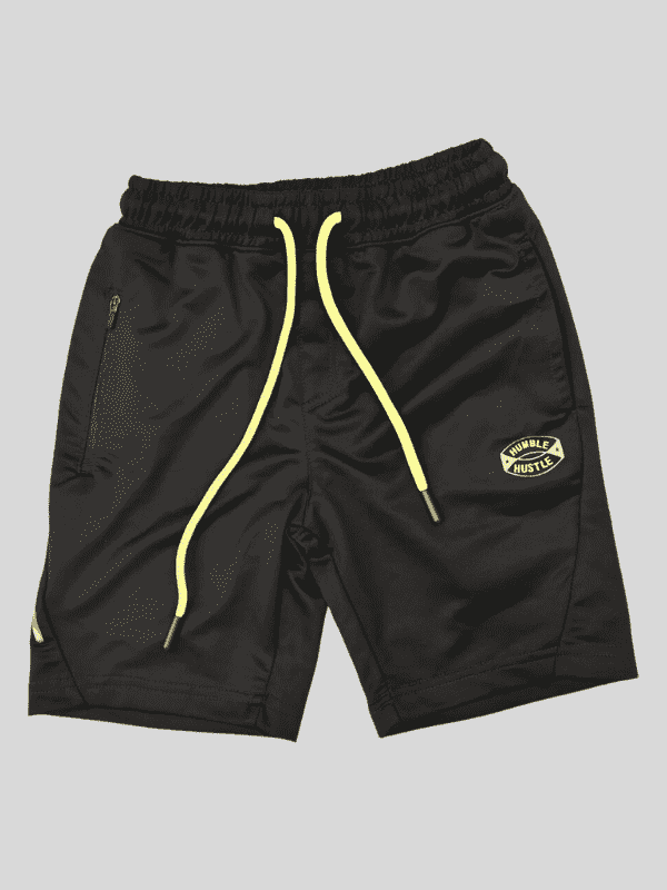 Boys Leisure Plain Cotton Shorts Full Elastic - Navy Blue