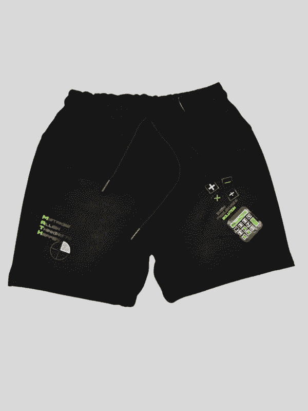 Boys Leisure Plain Elastic Waist Shorts Full Elastic - D.Blue