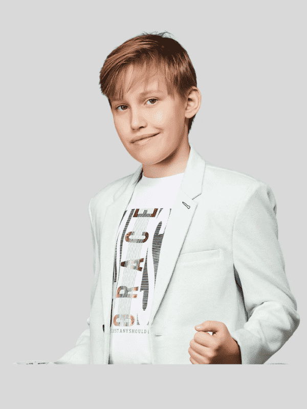 Boys Party Blazer With T-Shirt -Green