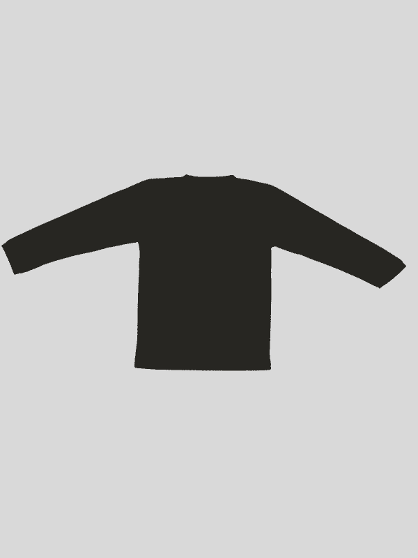 Boys Casual Full Sleeves Printed Round Neck T-Shirt - Black