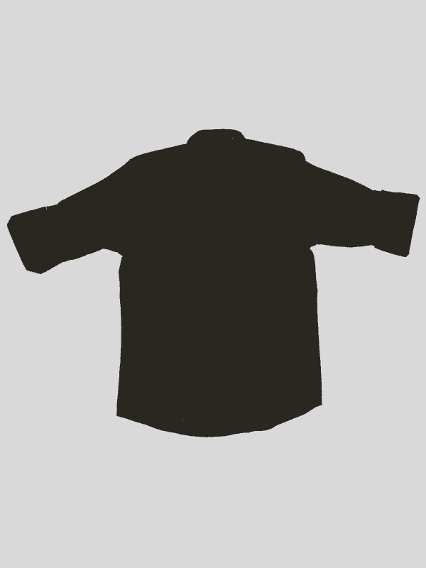 Boys Casual Full Sleeves Plain Shirt With Tie - Black