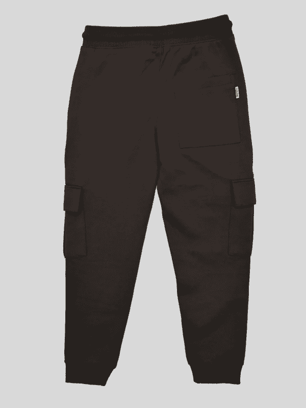 Boys Leisure Plain Rib Waist Track Pant With Rib - Navy Blue