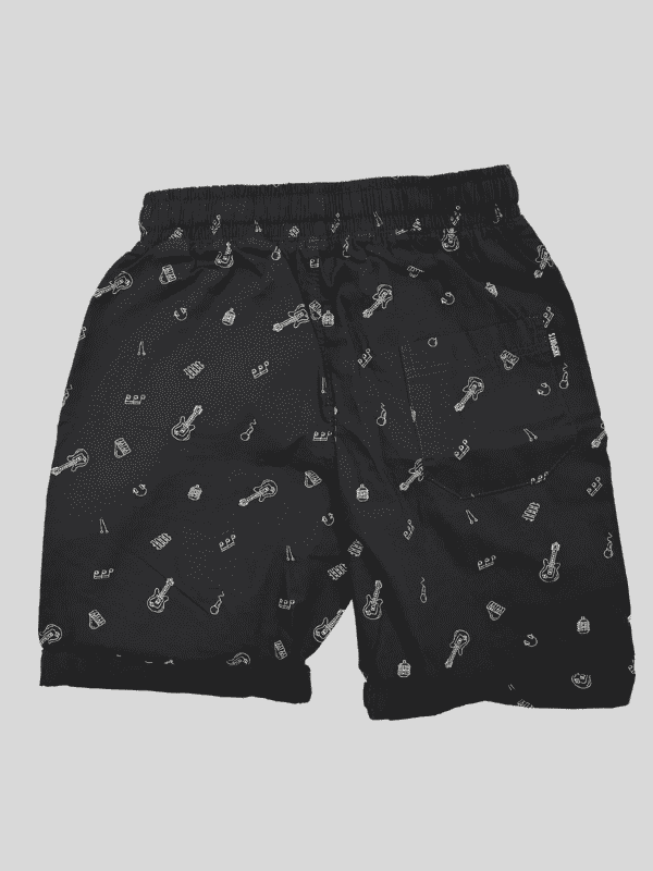 Boys Leisure Plain Cotton Shorts Full Elastic - Blue