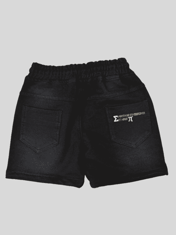 Boys Leisure Plain Elastic Waist Shorts Full Elastic - D.Blue