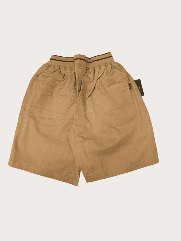 Boys Casual Just-In Plain Cotton Shorts Full Elastic - L.Grey