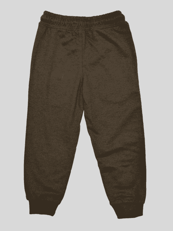 Boys Leisure Plain Rib Waist Track Pant With Rib - D.Grey