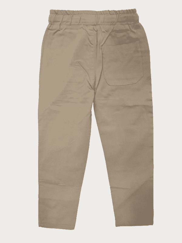 Boys Leisure Plain Rib Waist Track Pant W/O Rib - L.Grey