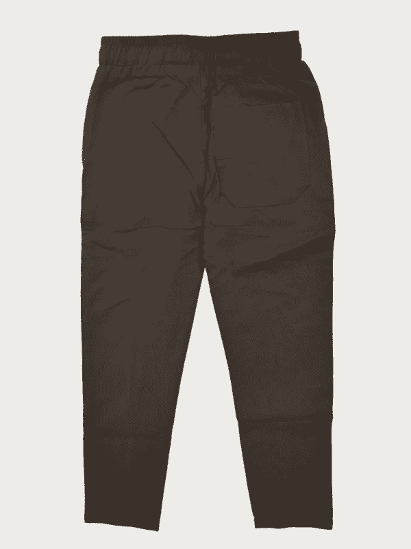 Boys Leisure Plain Rib Waist Track Pant W/O Rib - D.Grey