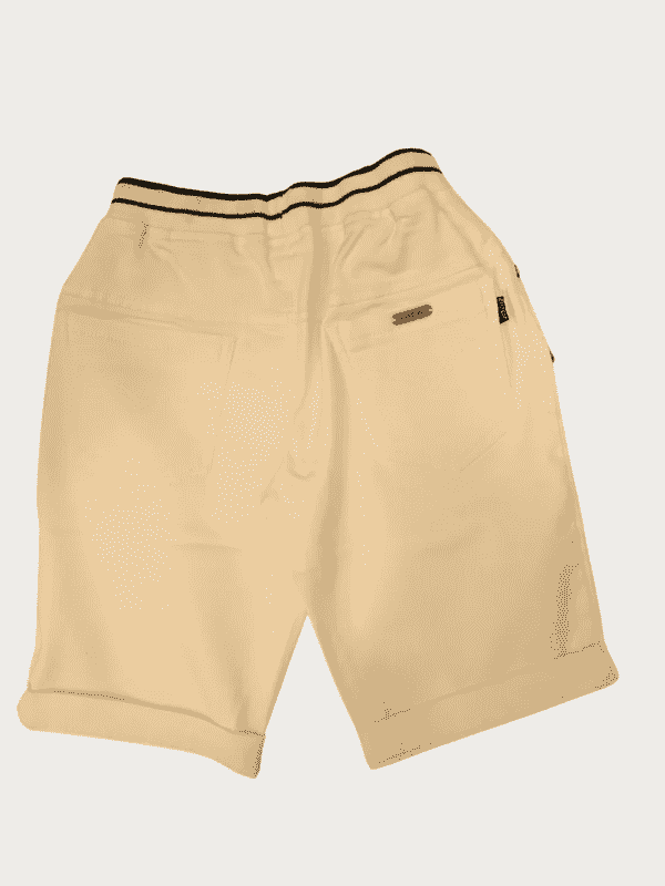 Boys Casual Plain Cotton Jamaican Full Elastic - White