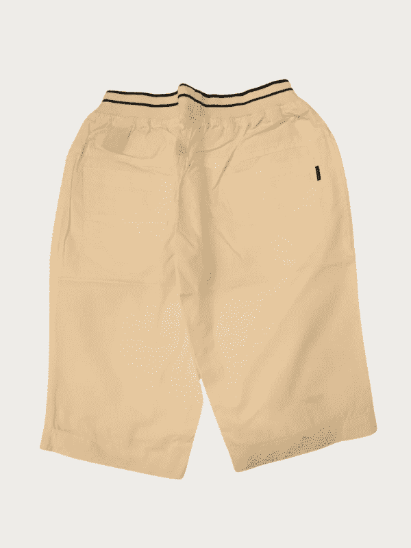 Boys Casual Plain Cotton Jamaican Full Elastic - White