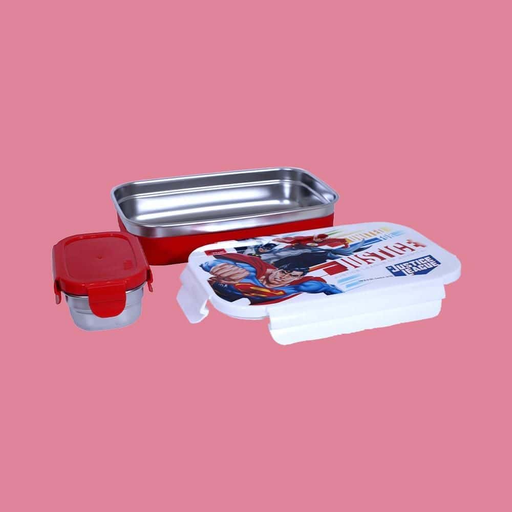 Jaypee Lunch Box Steel Nowtoons Sr 800 Ml Red For Unisex.