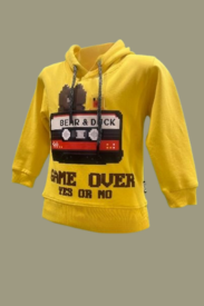 Kids’ Pink Hoodie – Bear & Duck