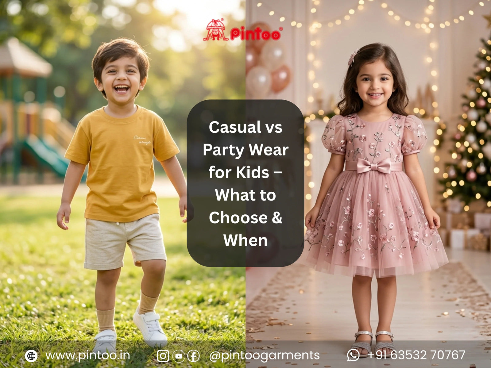 Casual vs Party Wear for Kids – What to Choose & When