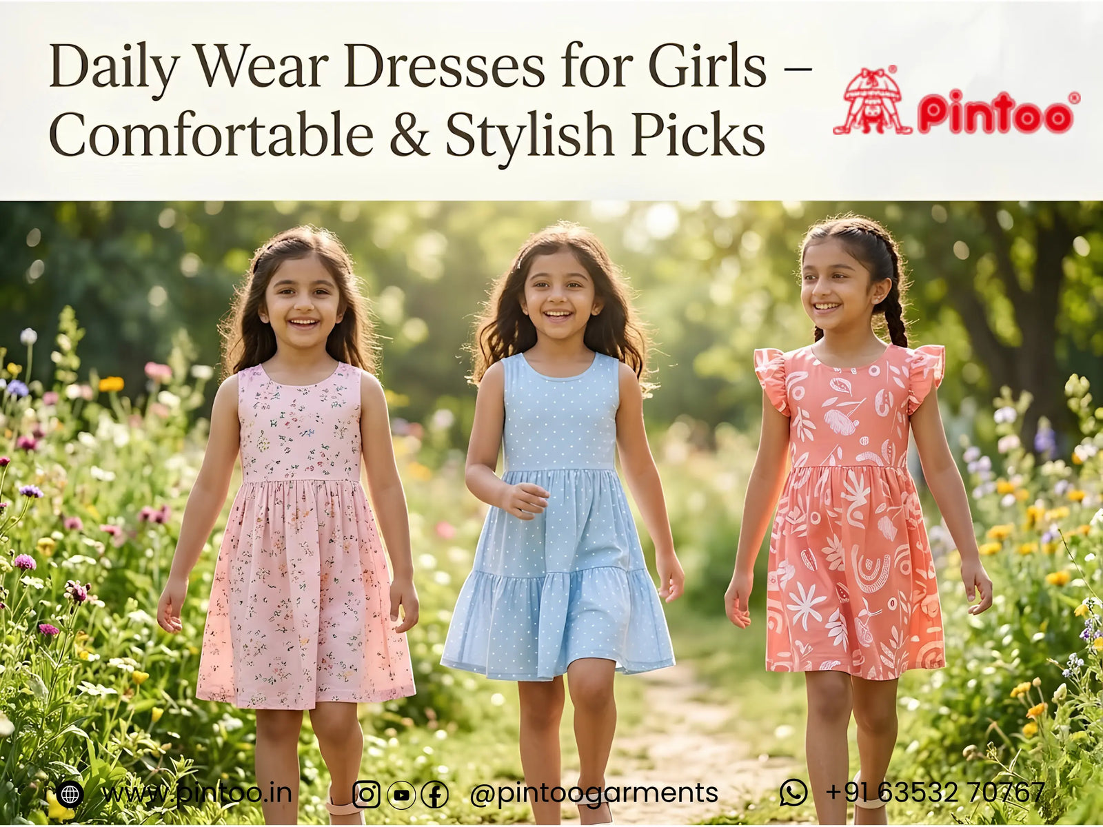 Daily Wear Dresses for Girls – Comfortable & Stylish Picks