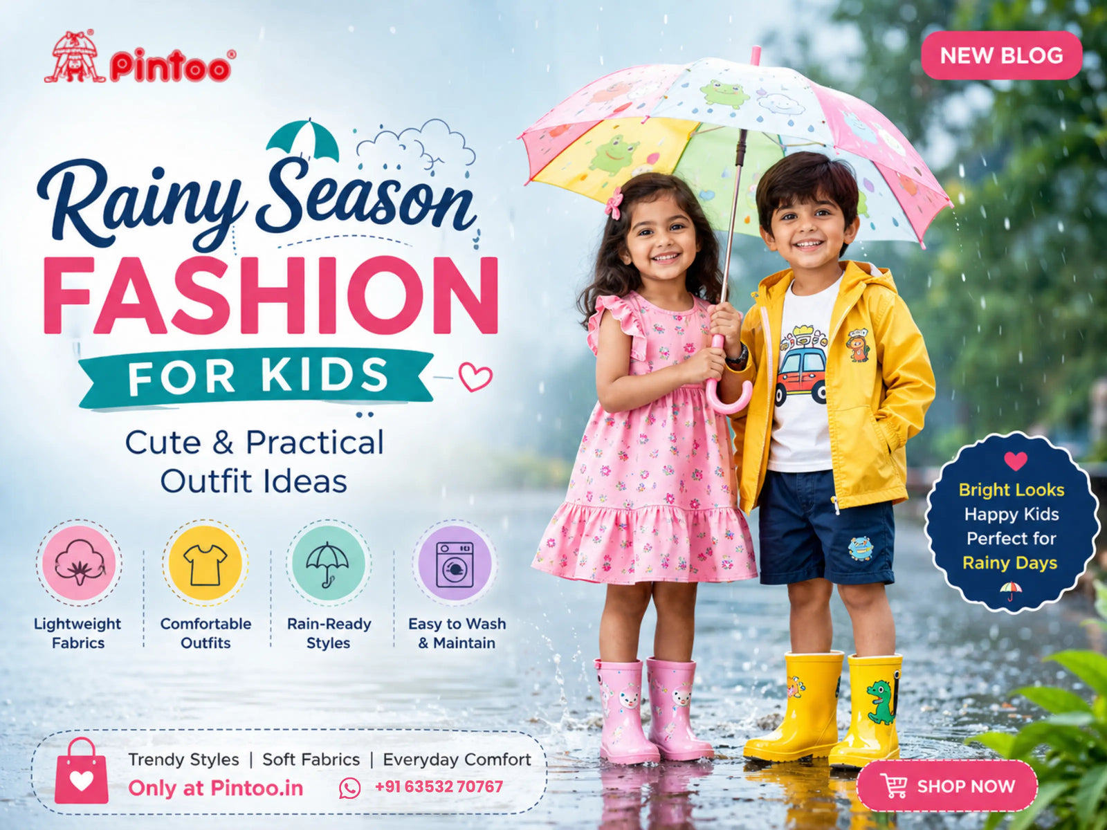 Rainy Season Fashion for Kids – Cute & Practical Outfit Ideas