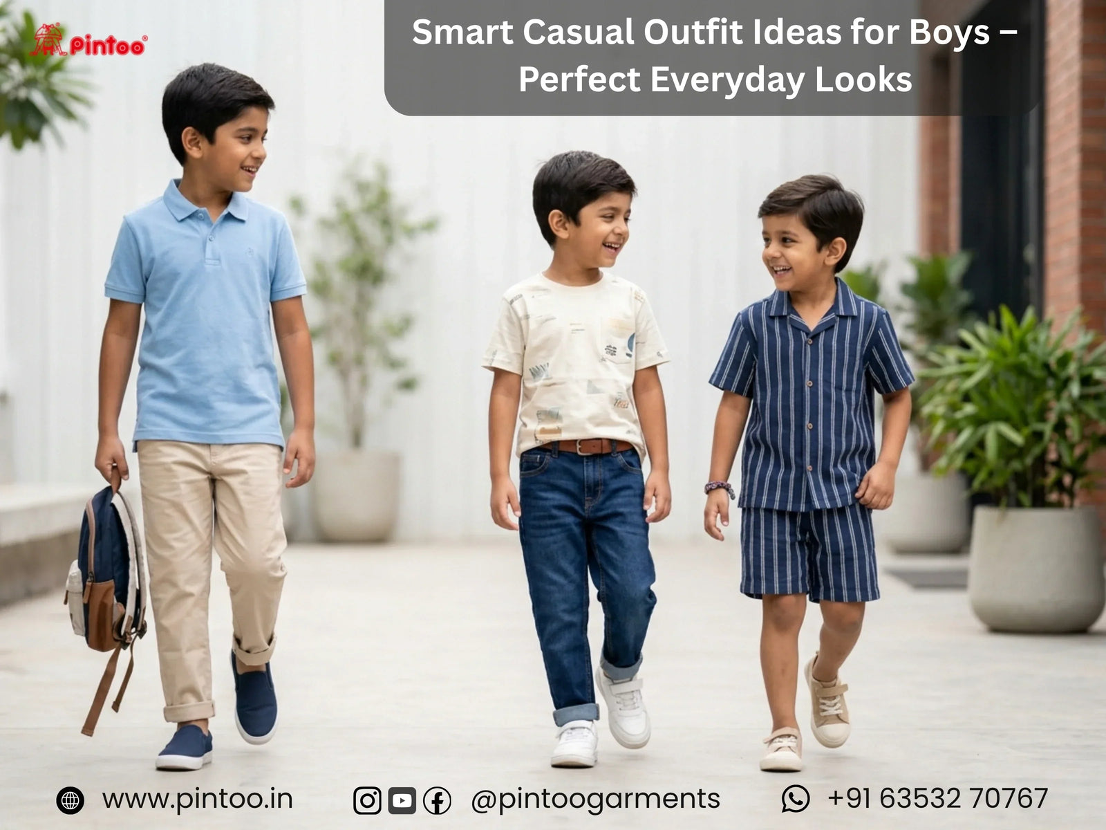 Smart Casual Outfit Ideas for Boys – Perfect Everyday Looks