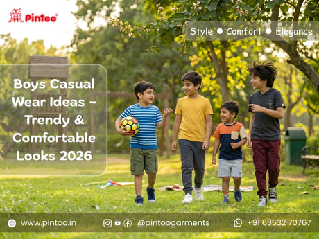 Boys Casual Wear Ideas – Trendy & Comfortable Looks 2026