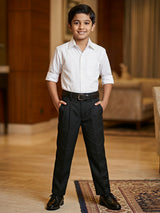 Boys' Classic Black Formal Pant