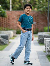 Boys' Premium Light Blue Straight Fit Denim Jeans